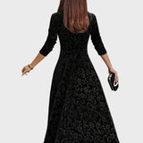 Nicola™ Elegant Velvet Dress