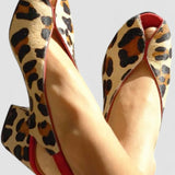 Louison | Papuče s leopard uzorkom