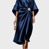 Lona™ Elegant Long Satin Dress