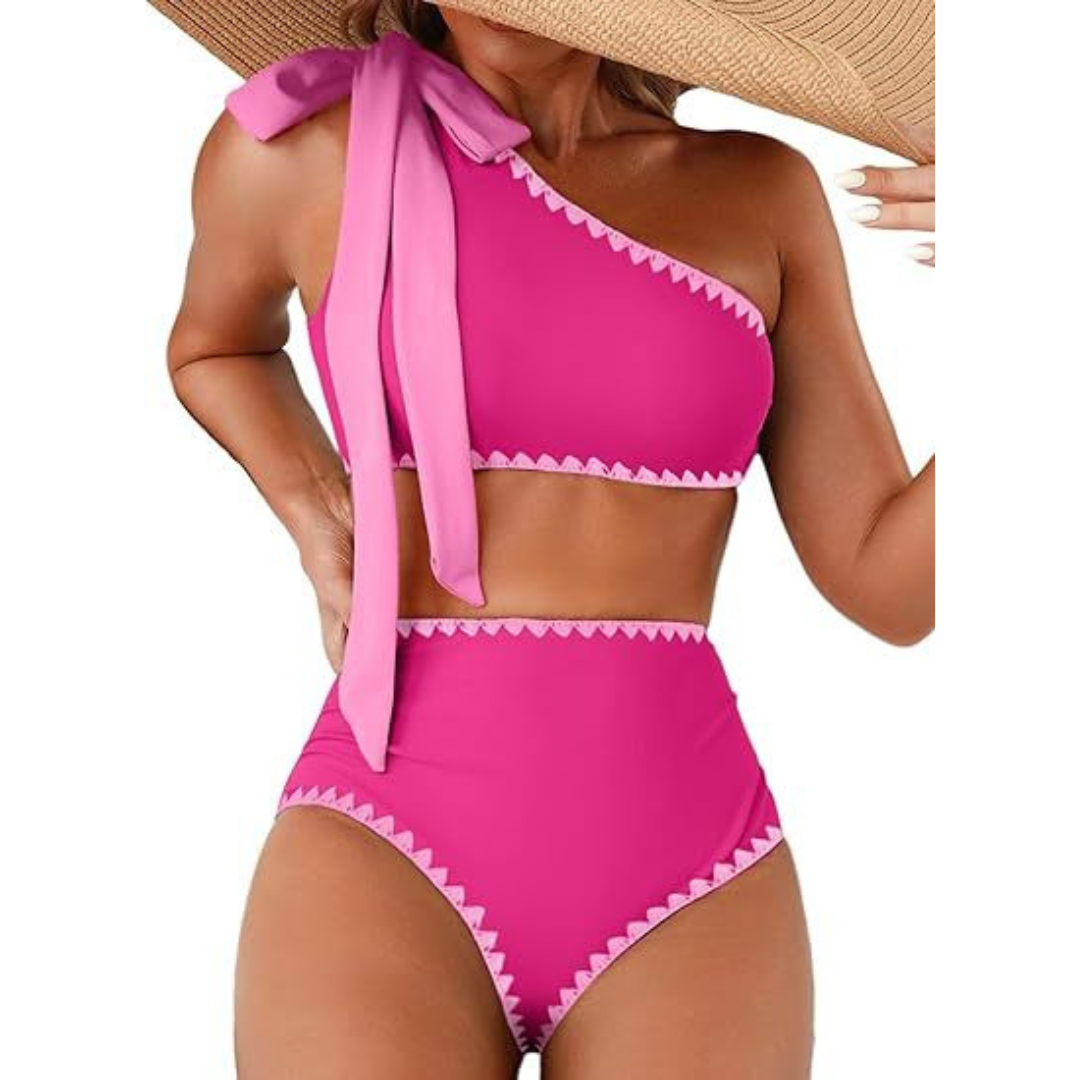 "Marit | Visoki Struk Bikini s Jednim Rame" can be rewritten as "Marit | Bikini s Visokim Strukom i Jednim Rame".