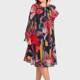 Florinda™ Elegant Floral Dress