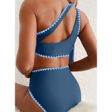 "Marit | Visoki Struk Bikini s Jednim Rame" can be rewritten as "Marit | Bikini s Visokim Strukom i Jednim Rame".