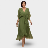 Monica | V-Neck Haljina Klasične Elegancije