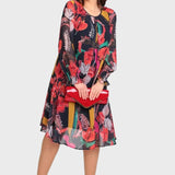 Florinda™ Elegant Floral Dress