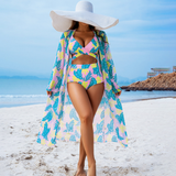 Floor | 3-Piece Bikini Set with Free Cover-Up