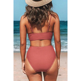 Jodi | Visoki Bikini s V-izrezom i Igraćim Detaljima