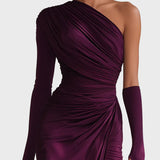 Rhianna™ Elegant Maxi Dress with Sleeves