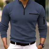 Gusteous moška polo majica z dolgimi rokavi" can be rewritten as "Gusteous Men's Long Sleeve Polo Shirt.