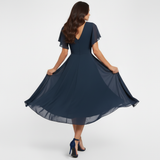 "Clarissa™ Maxi Haljina s V-Izrezom" can be rewritten as "Clarissa™ Maxi Dress with V-Neck".