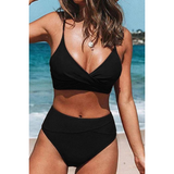 Jodi | Visoki Bikini s V-izrezom i Igraćim Detaljima