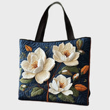 Umjetnička Quilted Torba - Nježna Magnolia