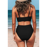 Jodi | Visoki Bikini s V-izrezom i Igraćim Detaljima