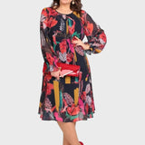 Florinda™ Elegant Floral Dress