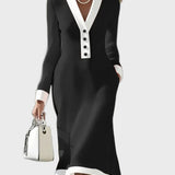 Kaylin™ Chic Long-Sleeve Dress