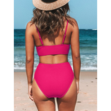 Jodi | Visoki Bikini s V-izrezom i Igraćim Detaljima