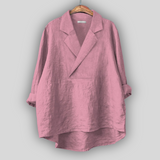 Linen Bluzica “Ružičasta Aura”