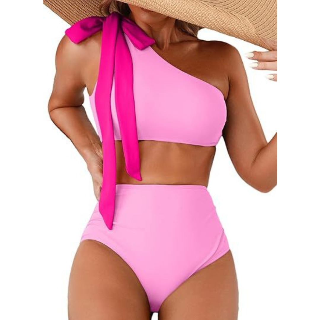 "Marit | Visoki Struk Bikini s Jednim Rame" can be rewritten as "Marit | Bikini s Visokim Strukom i Jednim Rame".