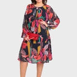 Florinda™ Elegant Floral Dress