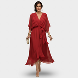 Monica | V-Neck Haljina Klasične Elegancije
