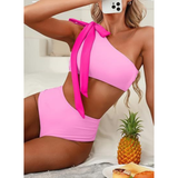 "Marit | Visoki Struk Bikini s Jednim Rame" can be rewritten as "Marit | Bikini s Visokim Strukom i Jednim Rame".