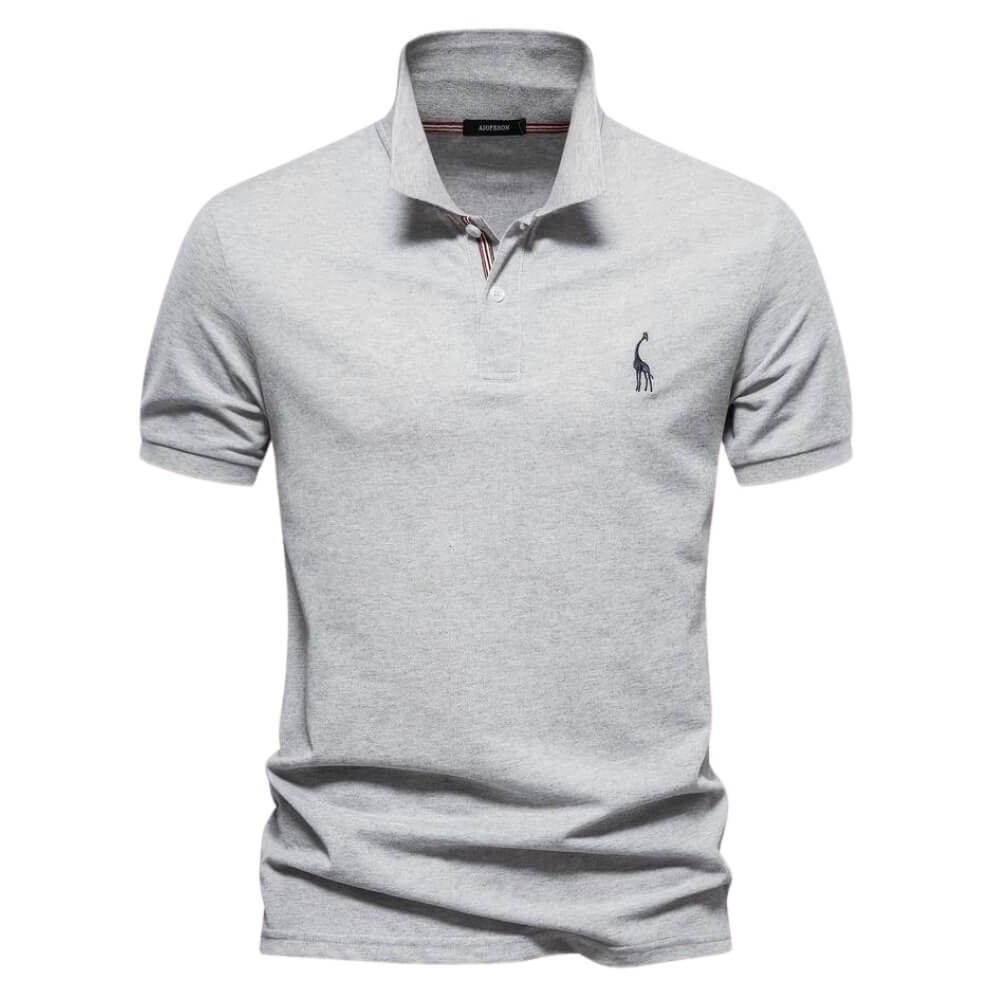 Simon™ | Elegantne lühikeste varrukatega polo T-särk meestele