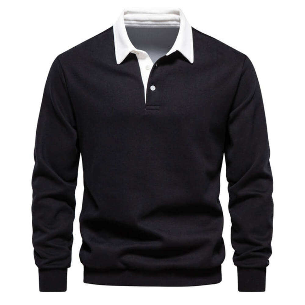 Emil™ | Elegant Long Sleeve Polo Shirt for Men