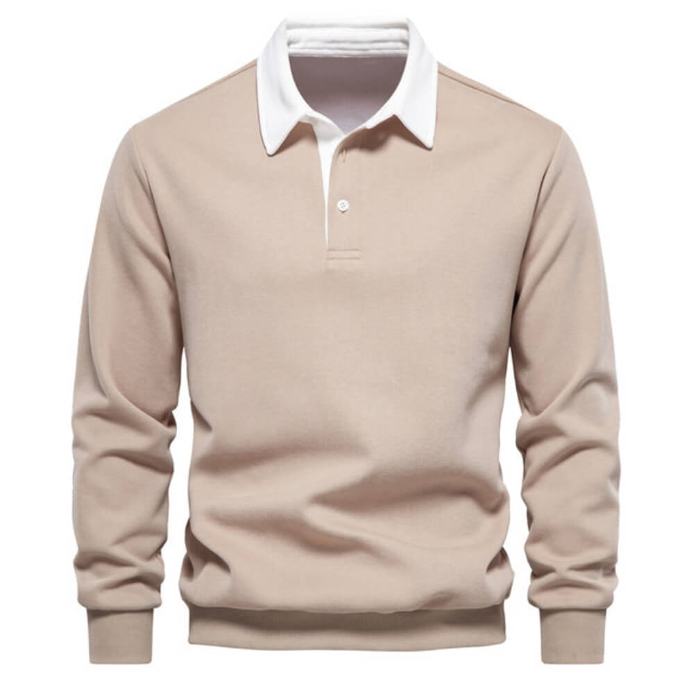 Emil™ | Elegant Long Sleeve Polo Shirt for Men