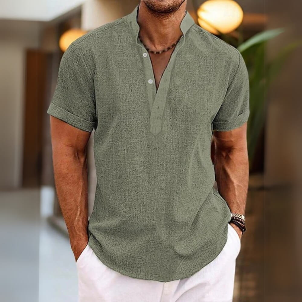 Anton™ | Elegantne ruuduline polo särk meestele