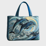 Ocean Delfin Artisan Tote Bag