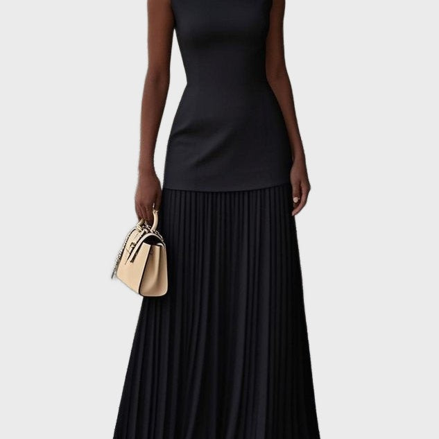 Shania™ Plisirana Maxi Haljina