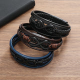 Infinity - Usnjena Zapestnica" can be rewritten as "Infinity - Leather Bracelet.