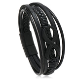Infinity - Usnjena Zapestnica" can be rewritten as "Infinity - Leather Bracelet.