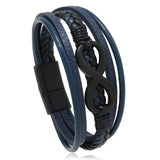 Infinity - Usnjena Zapestnica" can be rewritten as "Infinity - Leather Bracelet.