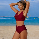Jasmijn | Bikini s visokim strukom i twist detaljem