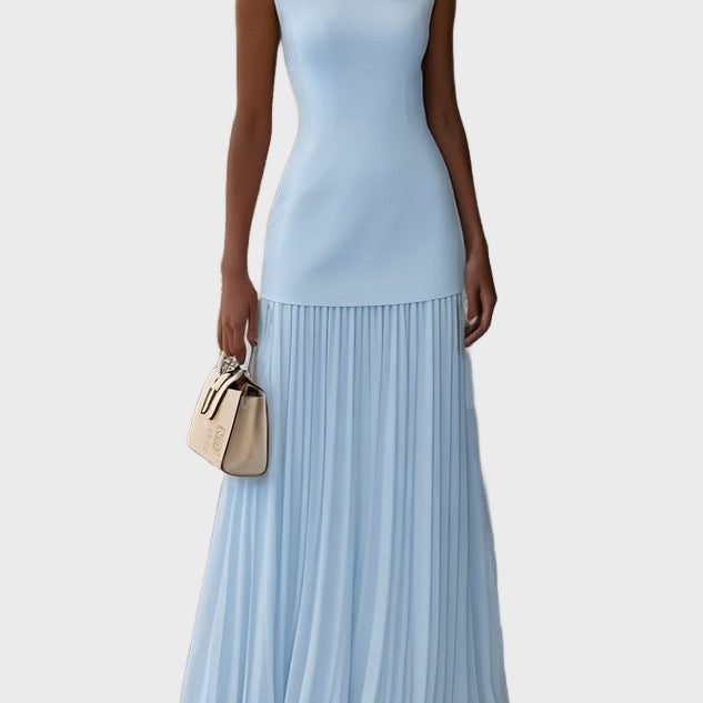 Shania™ Plisirana Maxi Haljina
