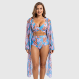Floor | 3-Piece Bikini Set with Free Cover-Up