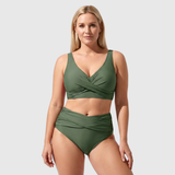 Jasmijn | Bikini s visokim strukom i twist detaljem