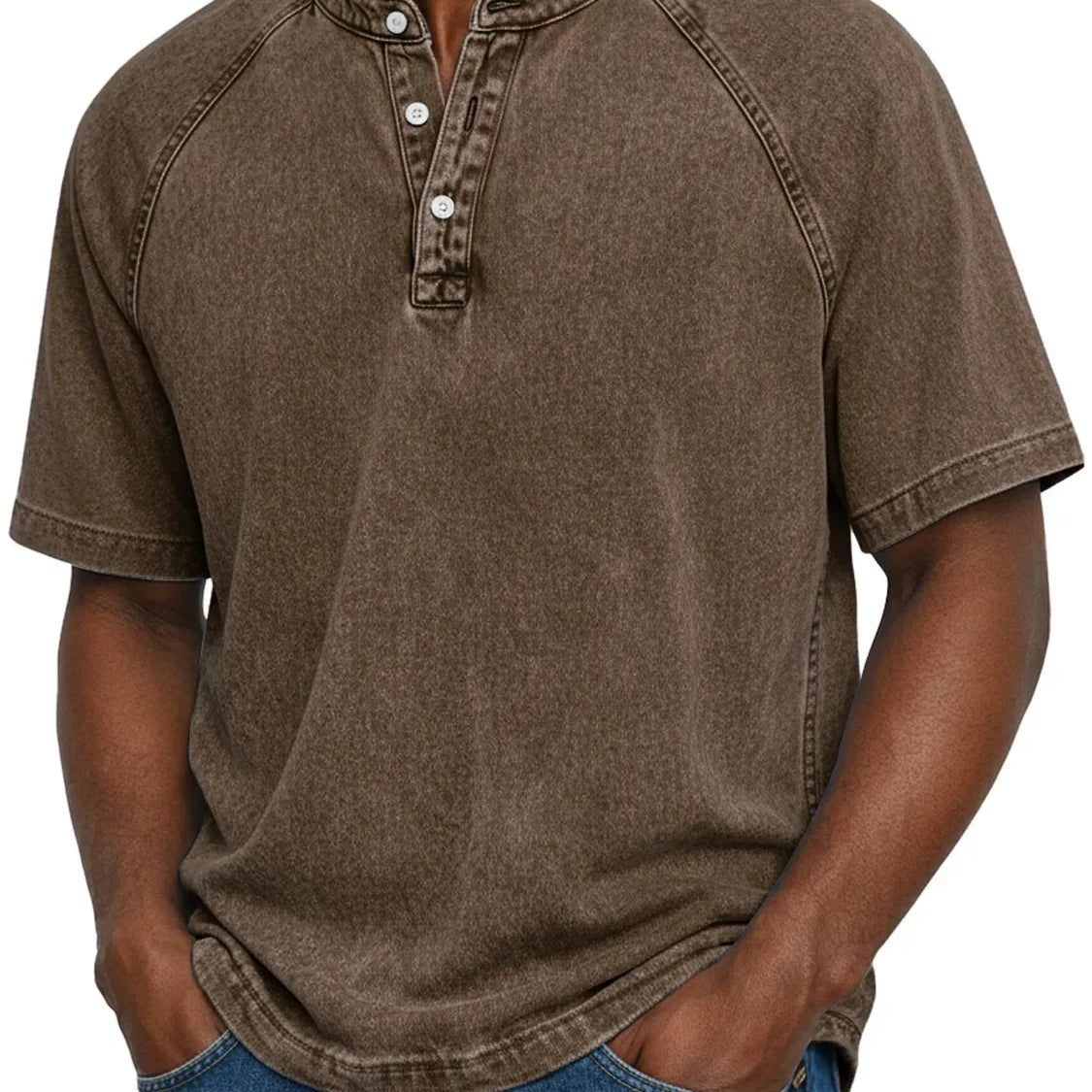 Luka – Henley majica vintage ispranog izgleda