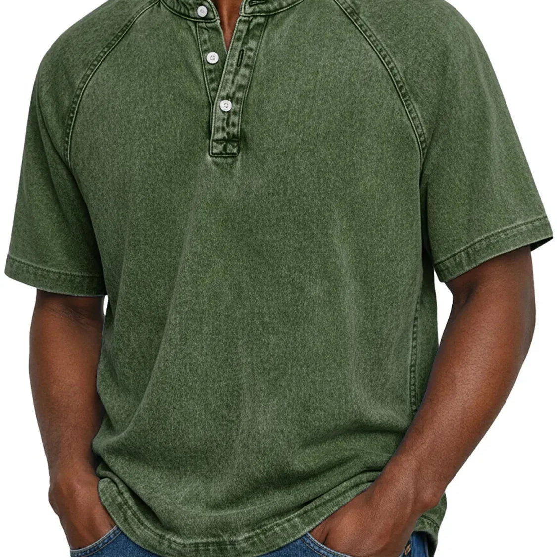 Luka – Henley majica vintage ispranog izgleda