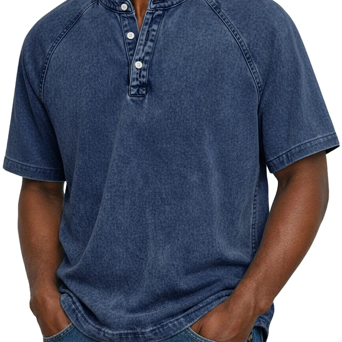 Luka – Henley majica vintage ispranog izgleda