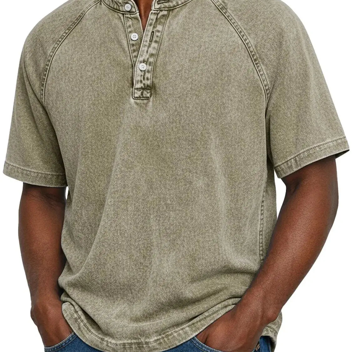 Luka – Henley majica vintage ispranog izgleda