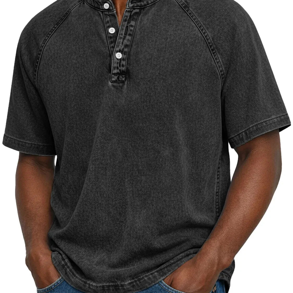 Luka – Henley majica vintage ispranog izgleda
