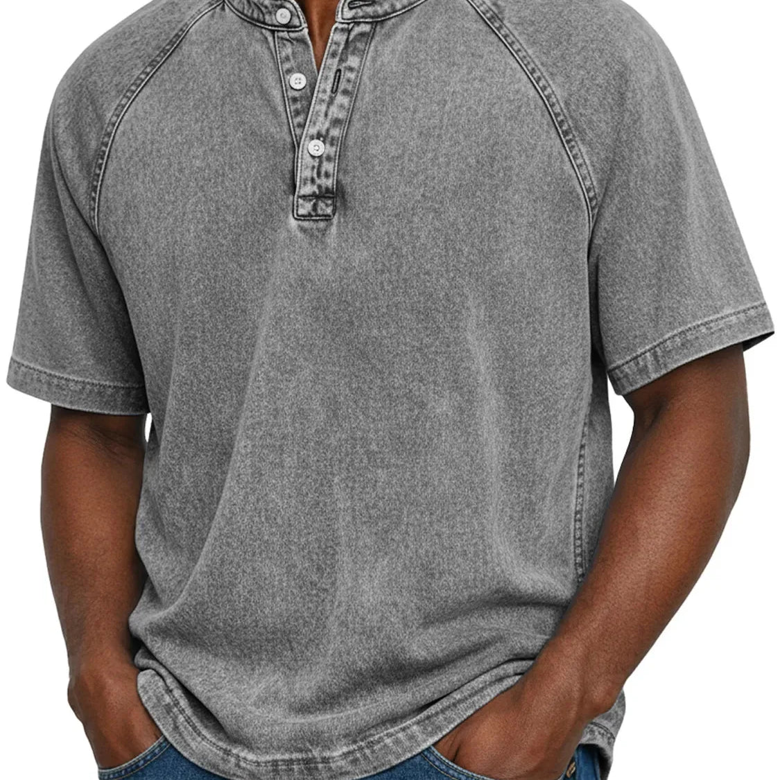 Luka – Henley majica vintage ispranog izgleda