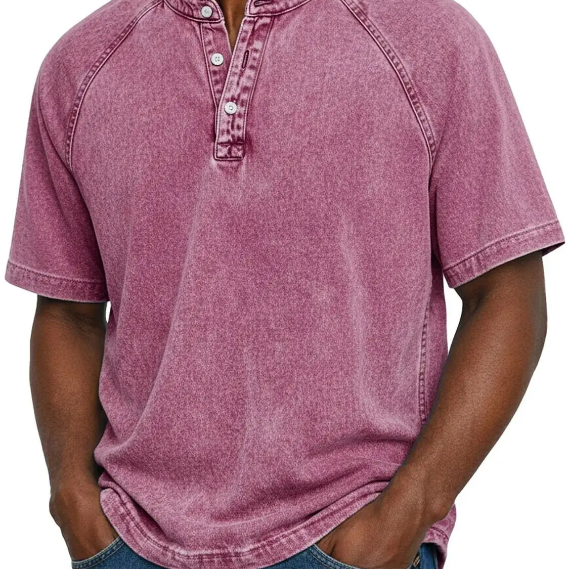 Luka – Henley majica vintage ispranog izgleda
