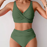 Jasmijn | Bikini s visokim strukom i twist detaljem