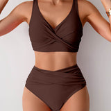 Jasmijn | Bikini s visokim strukom i twist detaljem
