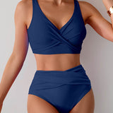 Jasmijn | Bikini s visokim strukom i twist detaljem