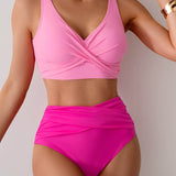 Jasmijn | Bikini s visokim strukom i twist detaljem