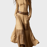 Izabella™ Suede Maxi Dress + Free Belt