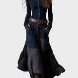 Izabella™ Suede Maxi Dress + Free Belt